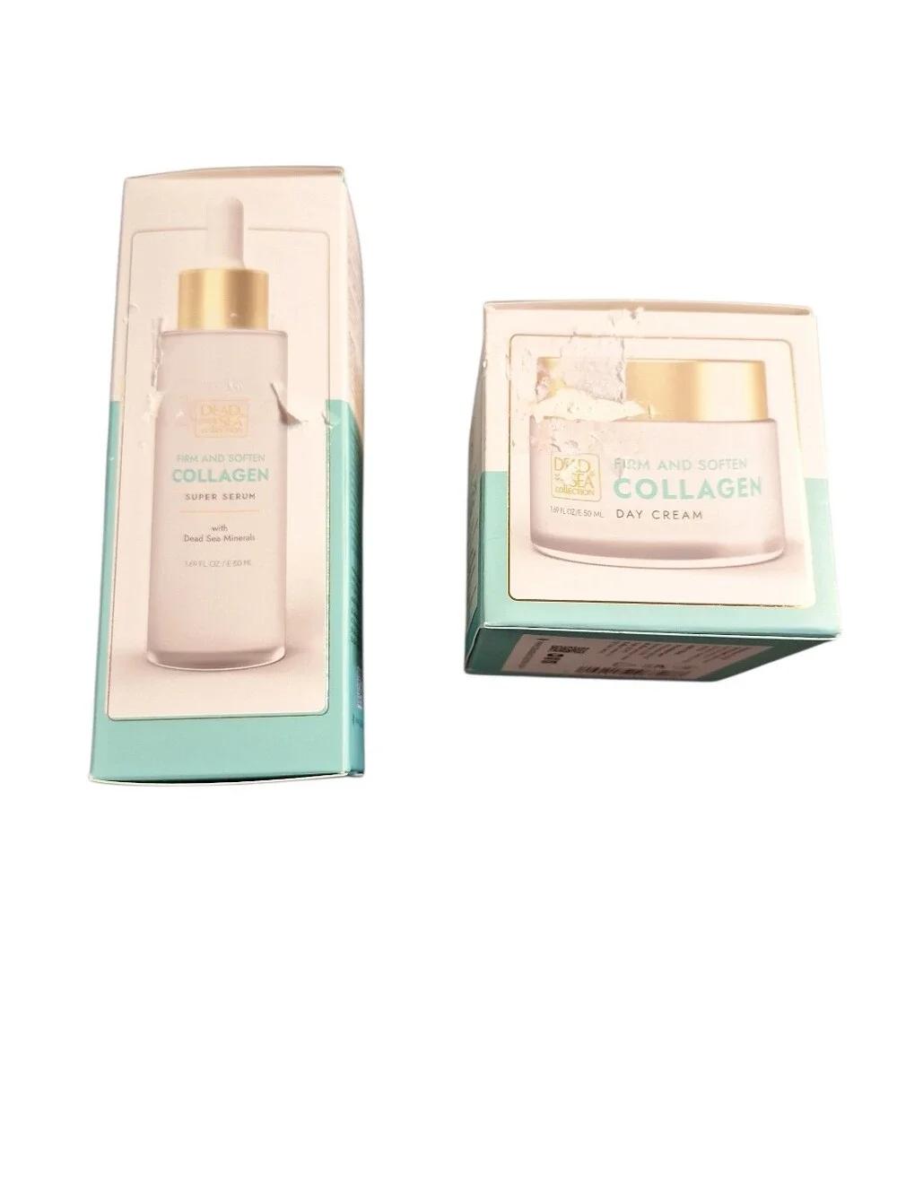 NIB Dead Sea Collection Firm & Soften Collagen Day Cream & Serum